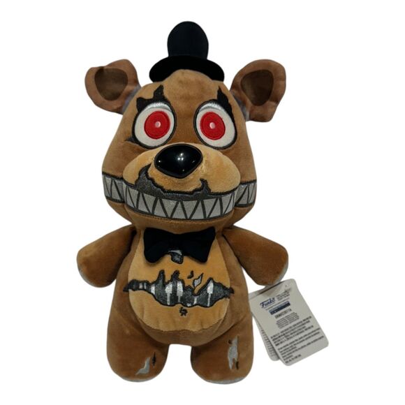 Funko Five Nights At Freddy's Nightmare FREDDY Plush Hot Topic Exclusive FNAF - Picture 3 of 15